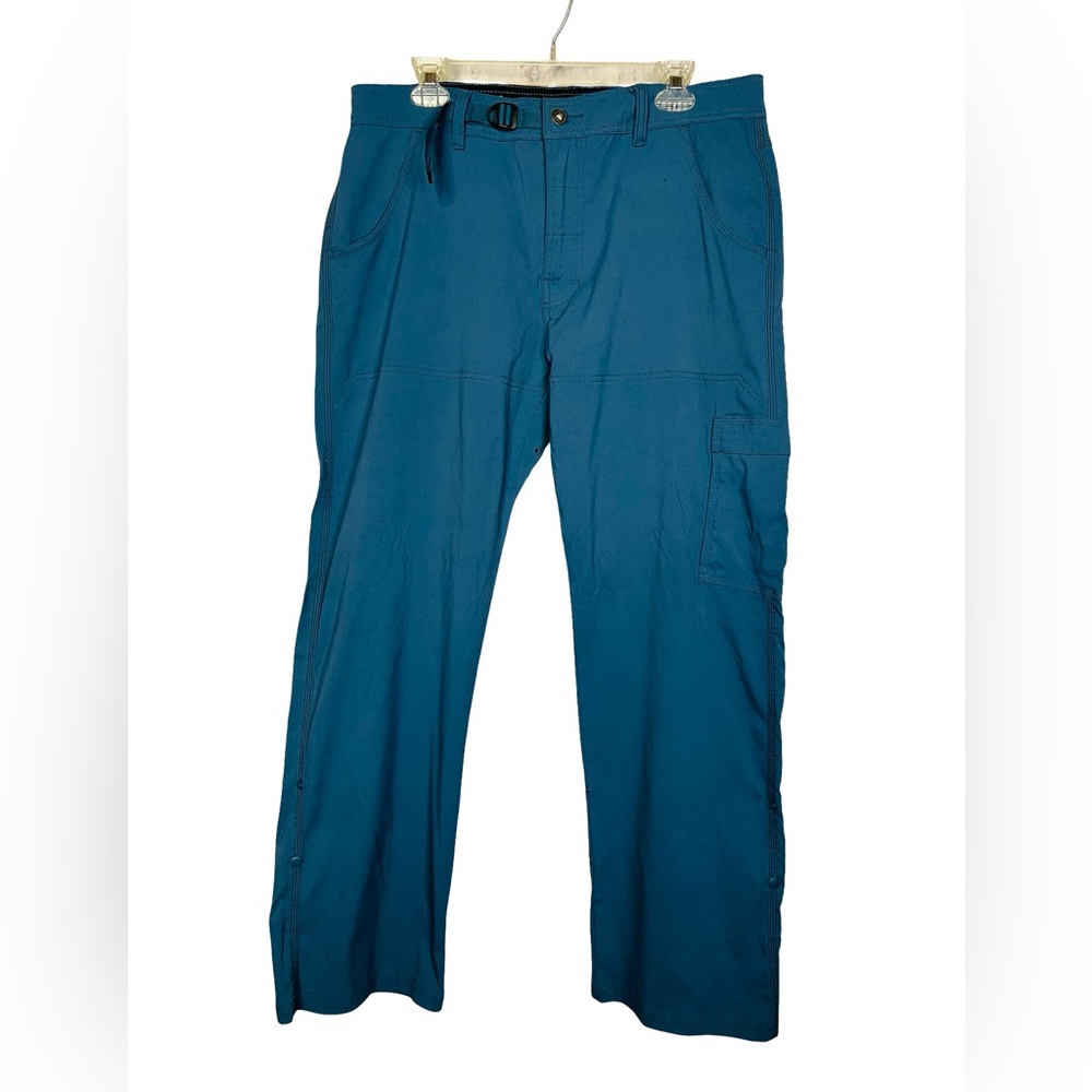 Prana Blue Cargo Pants with Classic Styling